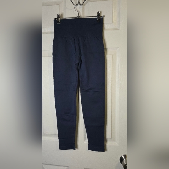 Halara OneForm Seamless Flow HR Tummy Control Butt Lifting Leggings Navy Blazer - Picture 4 of 8